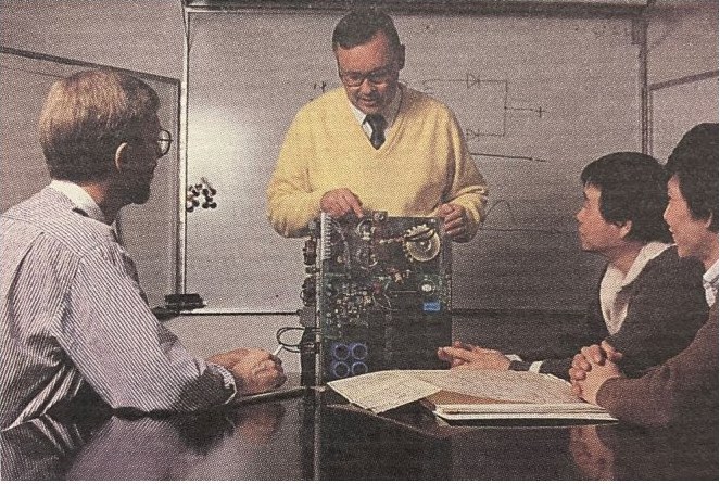 Per Andreasson, Rolf Andersson, Benny Holmquist — the Plating Power Division's technical core