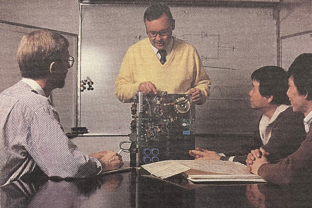 Per Andreasson, Rolf Andersson, Benny Holmquist — the Plating Power Division's technical core
