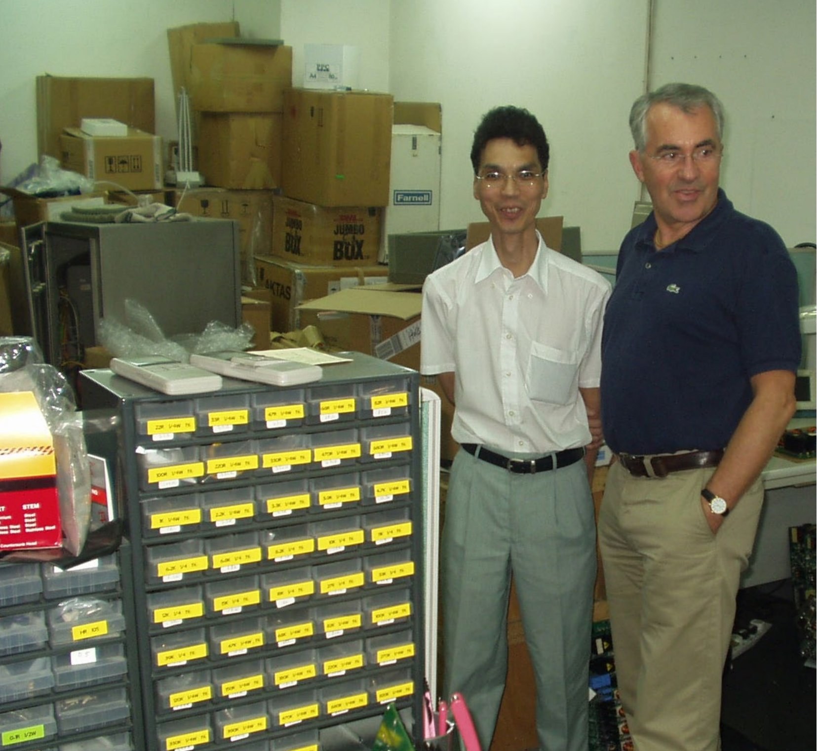 Björn Svensson visiting Kraft CPS Ltd, 2000s
