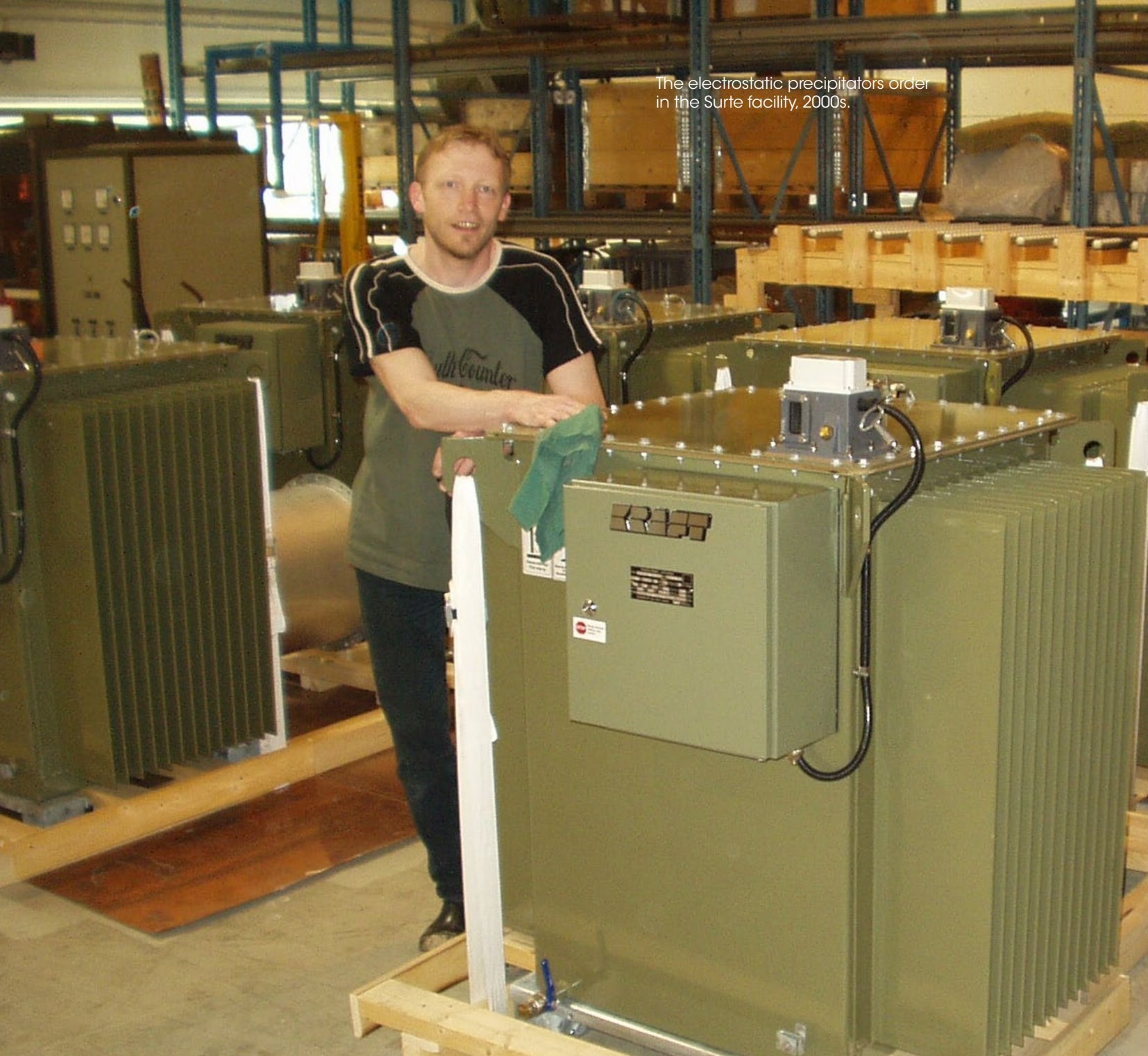 Electrostatic precipitator order in the Surte facility, 2000s