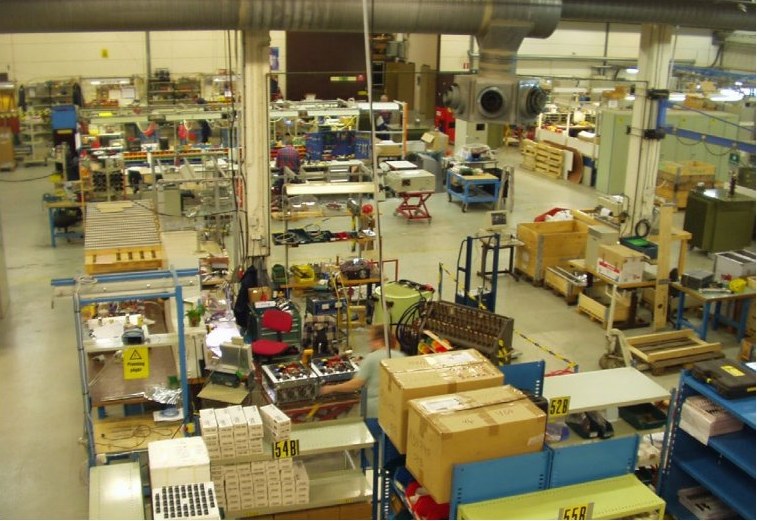 Surte facility interior, 2004