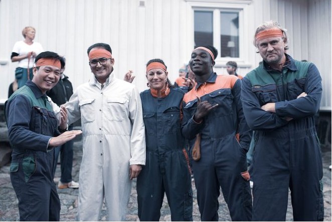 Team-building event Fånarna på farmen, 2018