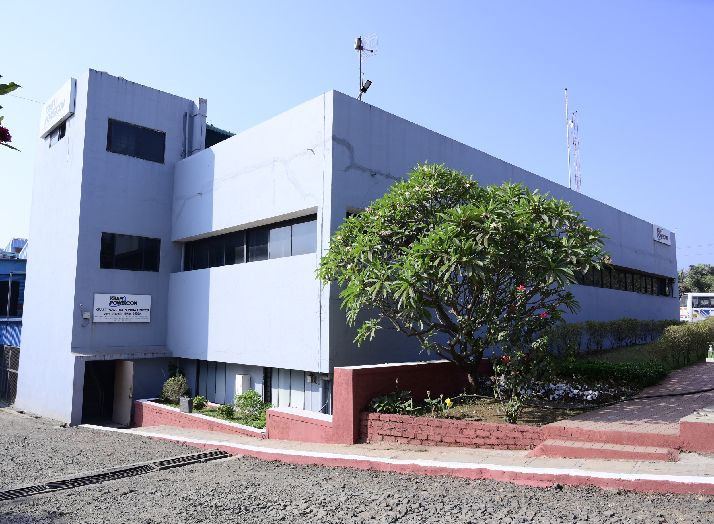 Ranjhe plant exterior, KraftPowercon India, 2023