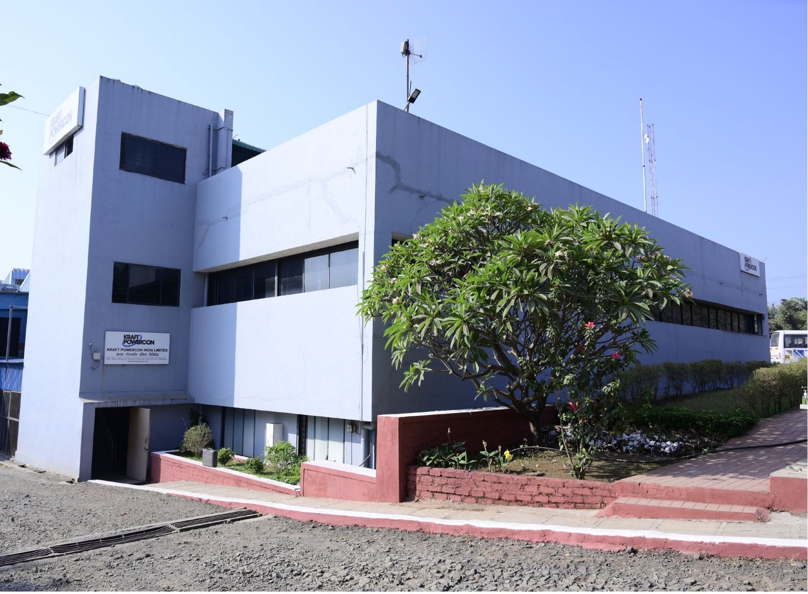 Ranjhe plant exterior, KraftPowercon India, 2023